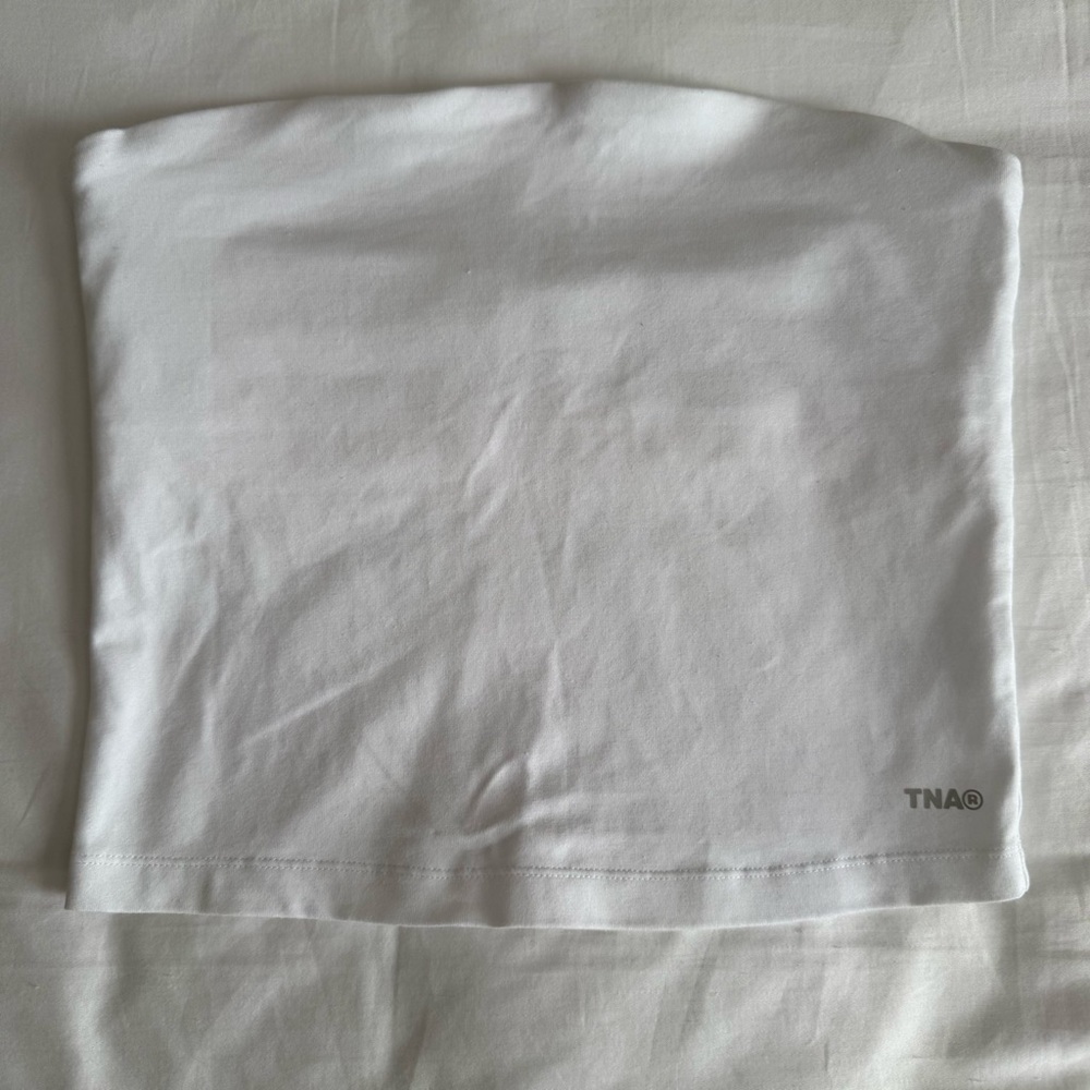 Aritzia Tna White Tube Top